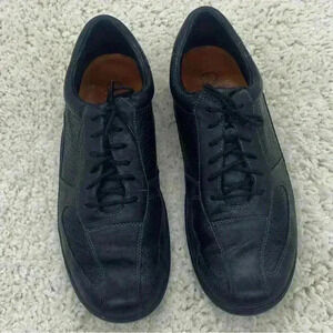 Cole Haan Driving Sneakers Mens 8M Black Leather Lace Up Shoes C06602q